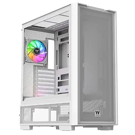 Thermaltake S380 TG ARGB - Case Mid Tower ATX vetro temperato, Snow White Thermaltake S380 TG ARGB - Case Mid Tower ATX vetro temperato, Snow White