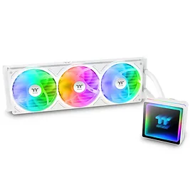 Thermaltake TH360 V3 ARGB Sync - Dissipatore AIO 360mm con pompa infinity mirror e ventole ARGB - Snow White Thermaltake TH360 V3 ARGB Sync - Dissipatore AIO 360mm con pompa infinity mirror e ventole ARGB - Snow White