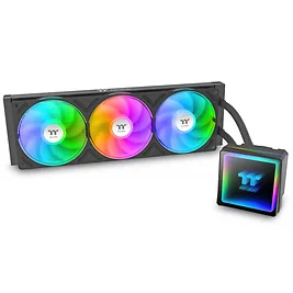 Thermaltake TH360 V3 ARGB Sync - Dissipatore AIO 360mm con pompa infinity mirror e ventole ARGB - Nero Thermaltake TH360 V3 ARGB Sync - Dissipatore AIO 360mm con pompa infinity mirror e ventole ARGB - Nero