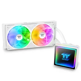 Thermaltake TH240 V3 ARGB Sync - Dissipatore AIO 240mm con pompa infinity mirror e ventole ARGB - Snow White Thermaltake TH240 V3 ARGB Sync - Dissipatore AIO 240mm con pompa infinity mirror e ventole ARGB - Snow White