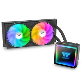 Thermaltake TH240 V3 ARGB Sync - Dissipatore AIO 240mm con pompa infinity mirror e ventole ARGB - Nero Thermaltake TH240 V3 ARGB Sync - Dissipatore AIO 240mm con pompa infinity mirror e ventole ARGB - Nero