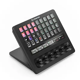 Elgato Stream Deck + XL - Superficie di controllo professionale con 36 tasti LCD, 6 manopole e touch strip Elgato Stream Deck + XL - Superficie di controllo professionale con 36 tasti LCD, 6 manopole e touch strip