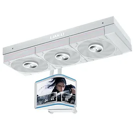 Lian Li HydroShift II OLED Curved 360 UNI FAN P28 V2 - AIO 360mm display OLED 2K curvo - Bianco Lian Li HydroShift II OLED Curved 360 UNI FAN P28 V2 - AIO 360mm display OLED 2K curvo - Bianco