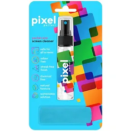 IT Dusters Pixel Perfect - Detergente Spray Naturale per Schermi 40ml con Panno in Microfibra IT Dusters Pixel Perfect - Detergente Spray Naturale per Schermi 40ml con Panno in Microfibra