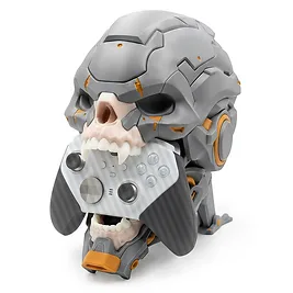 CyberSkull Apex - Stand Controller Cyberpunk con Gestione Cavi - Silver CyberSkull Apex - Stand Controller Cyberpunk con Gestione Cavi - Silver