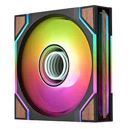 Thermaltake SWAFAN 120 EX INFINITY ARGB Sync PC Cooling Fan Wood Edition, 120mm, Nero - Kit 3 Pezzi Thermaltake SWAFAN 120 EX INFINITY ARGB Sync PC Cooling Fan Wood Edition, 120mm, Nero - Kit 3 Pezzi