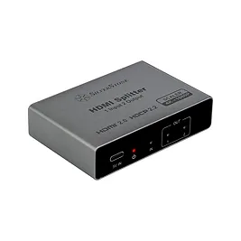 SilverStone SST-HS12 - Splitter HDMI 2.0 4K 1 ingresso 2 uscite con protezione integrata SilverStone SST-HS12 - Splitter HDMI 2.0 4K 1 ingresso 2 uscite con protezione integrata