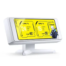 Jonsbo DS339 Mini Display - Schermo IPS 3,39" USB, Monitor Hardware Compatto Bianco Jonsbo DS339 Mini Display - Schermo IPS 3,39" USB, Monitor Hardware Compatto Bianco