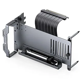 Jonsbo A50 - Supporto Verticale GPU con Cavo Riser PCIe 5.0, 175mm - Grigio Jonsbo A50 - Supporto Verticale GPU con Cavo Riser PCIe 5.0, 175mm - Grigio