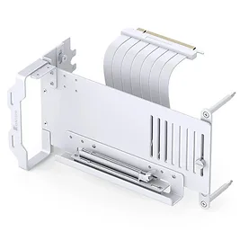 Jonsbo A50 - Supporto Verticale GPU con Cavo Riser PCIe 5.0, 175mm - Bianco Jonsbo A50 - Supporto Verticale GPU con Cavo Riser PCIe 5.0, 175mm - Bianco