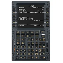 MOZA MB7F Flight Computer Display - Pannello CDU Boeing 737 per Simulazione di Volo MOZA MB7F Flight Computer Display - Pannello CDU Boeing 737 per Simulazione di Volo