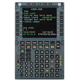 MOZA MA3F Flight Computer Display - Pannello MCDU Airbus per Simulazione di Volo MOZA MA3F Flight Computer Display - Pannello MCDU Airbus per Simulazione di Volo