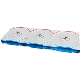 Lian Li UNI FAN TL FLEX Wireless ARGB Reverse Blade 120mm - Kit 3 Ventole con Controller - Bianco Lian Li UNI FAN TL FLEX Wireless ARGB Reverse Blade 120mm - Kit 3 Ventole con Controller - Bianco