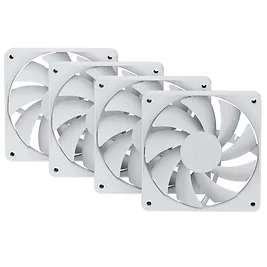 HYTE Flow FA12 Fan, Confezione 4 pezzi - 120mm - Snow White HYTE Flow FA12 Fan, Confezione 4 pezzi - 120mm - Snow White