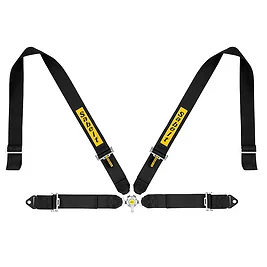 Sabelt Sim Seatbelts - Cinture di Sicurezza a 4 Punti per Sim Racing, Compatibili con Serie P, S e X - Nero Sabelt Sim Seatbelts - Cinture di Sicurezza a 4 Punti per Sim Racing, Compatibili con Serie P, S e X - Nero