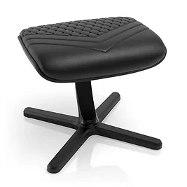 noblechairs Footrest 2 - Poggiapiedi in Vera Pelle con Inclinazione fino a 45° - Nero noblechairs Footrest 2 - Poggiapiedi in Vera Pelle con Inclinazione fino a 45° - Nero