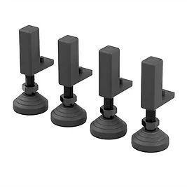 Sabelt Adjustable Feet Kit - Piedini Regolabili in Alluminio per Cockpit Sim Racing - Nero Sabelt Adjustable Feet Kit - Piedini Regolabili in Alluminio per Cockpit Sim Racing - Nero