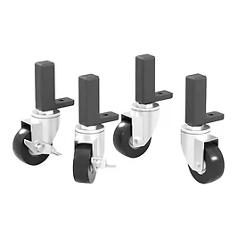 Sabelt Wheels Kit - Set 4 Ruote in Alluminio per Rig Sim Racing, Compatibili Serie P/S/X - Nero Sabelt Wheels Kit - Set 4 Ruote in Alluminio per Rig Sim Racing, Compatibili Serie P/S/X - Nero