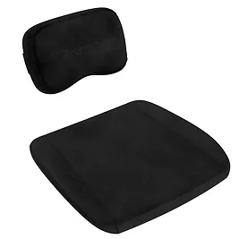 noblechairs Memory Foam Pillow Set - Cuscino Lombare + Poggiatesta per EPIC/ICON/HERO/LEGEND - Nero noblechairs Memory Foam Pillow Set - Cuscino Lombare + Poggiatesta per EPIC/ICON/HERO/LEGEND - Nero