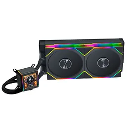 Lian Li Galahad II LCD 280 TL Wireless - AIO 280mm display LCD IPS 2,88" e ventole TL Wireless 140mm - Nero Lian Li Galahad II LCD 280 TL Wireless - AIO 280mm display LCD IPS 2,88" e ventole TL Wireless 140mm - Nero