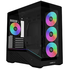 Lian Li VECTOR V100 MINI - Case Micro-ATX Vetro Temperato con 4 Ventole ARGB - Nero Lian Li VECTOR V100 MINI - Case Micro-ATX Vetro Temperato con 4 Ventole ARGB - Nero