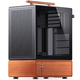 Jonsbo T7 - Case mATX Vetro Temperato con Maniglia di Trasporto, Nero Jonsbo T7 - Case mATX Vetro Temperato con Maniglia di Trasporto, Nero
