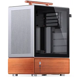 Jonsbo T7 - Case Mini-Tower mATX Vetro Temperato con Maniglia di Trasporto - Argento Jonsbo T7 - Case Mini-Tower mATX Vetro Temperato con Maniglia di Trasporto - Argento