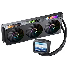 Jonsbo TF3-360SCB - Nero AIO 360mm con Display LCD 3,5" + 3x 3,38", 3 Ventole 120mm ARGB e Pompa Ceramica Jonsbo TF3-360SCB - Nero AIO 360mm con Display LCD 3,5" + 3x 3,38", 3 Ventole 120mm ARGB e Pompa Ceramica