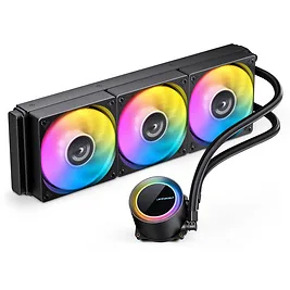 Jonsbo TG-360B - Nero AIO 360mm con Radiatore Alluminio, 3 Ventole 120mm ARGB PWM e Pompa ARGB Jonsbo TG-360B - Nero AIO 360mm con Radiatore Alluminio, 3 Ventole 120mm ARGB PWM e Pompa ARGB