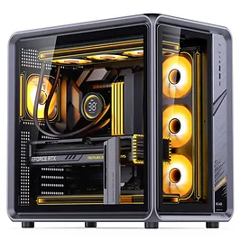 Jonsplus BO400 - Case Midi-Tower ATX Vetro Temperato con Back-Connect - Grigio Gunmetal Jonsplus BO400 - Case Midi-Tower ATX Vetro Temperato con Back-Connect - Grigio Gunmetal