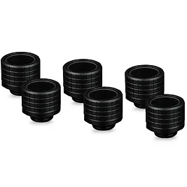 Thermal Grizzly DeltaMate Fitting, Messing, HT16 - Nero (6 Pezzi) Thermal Grizzly DeltaMate Fitting, Messing, HT16 - Nero (6 Pezzi)