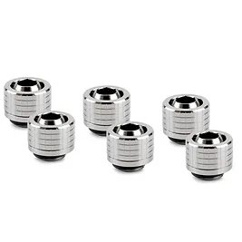 Thermal Grizzly DeltaMate ST16 - Fitting Compressione G1/4 per Soft-Tube 10/16mm - Gloss Nickel (6 Pezzi) Thermal Grizzly DeltaMate ST16 - Fitting Compressione G1/4 per Soft-Tube 10/16mm - Gloss Nickel (6 Pezzi)
