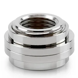 Thermal Grizzly DeltaMate Pass Through - Connettore passante per pannelli Nickel Lucido Thermal Grizzly DeltaMate Pass Through - Connettore passante per pannelli Nickel Lucido