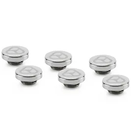 Thermal Grizzly DeltaMate Plug - Gloss Nickel, 6 pezzi Thermal Grizzly DeltaMate Plug - Gloss Nickel, 6 pezzi