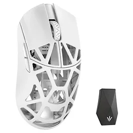 WLMouse Beast X Max - Mouse Gaming Wireless con Sensore Pixart PAW3950HS, Switch Omron Optical e 8000 Hz - Bianco WLMouse Beast X Max - Mouse Gaming Wireless con Sensore Pixart PAW3950HS, Switch Omron Optical e 8000 Hz - Bianco