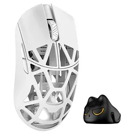 WLMouse Beast X Pro Solid Sides - Mouse Gaming Wireless 8000 Hz con Sensore Pixart PAW3950HS 30.000 DPI, Switch Omron Optical e Scocca in Magnesio - Bianco WLMouse Beast X Pro Solid Sides - Mouse Gaming Wireless 8000 Hz con Sensore Pixart PAW3950HS 30.000 DPI, Switch Omron Optical e Scocca in Magnesio - Bianco