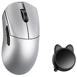 WLMouse HUAN - Mouse Gaming Wireless Ultraleggero 48g con Sensore Pixart PAW3950HS 30.000 DPI, Switch Omron Optical e 8000 Hz - Argento WLMouse HUAN - Mouse Gaming Wireless Ultraleggero 48g con Sensore Pixart PAW3950HS 30.000 DPI, Switch Omron Optical e 8000 Hz - Argento