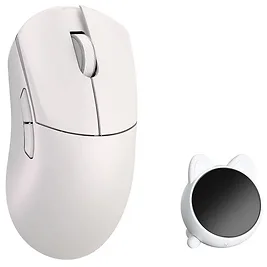 WLMouse HUAN - Mouse Gaming Wireless Ultraleggero 48g con Sensore Pixart PAW3950HS 30.000 DPI, Switch Omron Optical e 8000 Hz - Bianco WLMouse HUAN - Mouse Gaming Wireless Ultraleggero 48g con Sensore Pixart PAW3950HS 30.000 DPI, Switch Omron Optical e 8000 Hz - Bianco