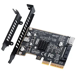 Graugear G-PCI-E-20G - Scheda PCIe Gen4 con header USB-C Type-E Key-A, USB 3.2 Gen2x2 20 Gbit/s Graugear G-PCI-E-20G - Scheda PCIe Gen4 con header USB-C Type-E Key-A, USB 3.2 Gen2x2 20 Gbit/s