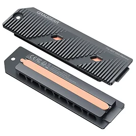 Graugear G-PS5HS05+ Dissipatore M.2 con Heatpipe per PlayStation 5 Slim e Pro - Grigio Graugear G-PS5HS05+ Dissipatore M.2 con Heatpipe per PlayStation 5 Slim e Pro - Grigio