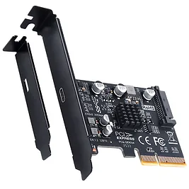 Graugear G-PCI-C-20G - Scheda di espansione PCIe Gen4 x4, 1x USB-C 3.2 Gen2x2 20 Gbit/s - Nero Graugear G-PCI-C-20G - Scheda di espansione PCIe Gen4 x4, 1x USB-C 3.2 Gen2x2 20 Gbit/s - Nero