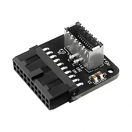 Graugear Adattatore interno USB 3.0 19-Pin a USB 3.1 Type-E 20-Pin Key A - 90° Graugear Adattatore interno USB 3.0 19-Pin a USB 3.1 Type-E 20-Pin Key A - 90°