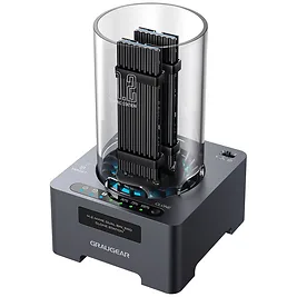 Graugear Docking Station Clonatore per M.2 NVMe SSD, USB-C 20 Gbit/s con Ventola e Tasto One-Touch Graugear Docking Station Clonatore per M.2 NVMe SSD, USB-C 20 Gbit/s con Ventola e Tasto One-Touch