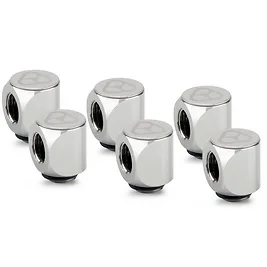 Thermal Grizzly DeltaMate Rotary MF 90° - Connettore angolare nickel lucido, 6 pezzi Thermal Grizzly DeltaMate Rotary MF 90° - Connettore angolare nickel lucido, 6 pezzi