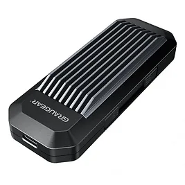 Graugear G-M202-AC-10G Box Esterno SSD M.2 NVMe/SATA USB-C 10Gbps con Dissipatore in Alluminio - Nero/Argento Graugear G-M202-AC-10G Box Esterno SSD M.2 NVMe/SATA USB-C 10Gbps con Dissipatore in Alluminio - Nero/Argento