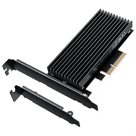 Graugear G-M2PCI01 Adattatore PCIe 4.0 x4 per SSD M.2 NVMe con Dissipatore, Low-Profile - Nero Graugear G-M2PCI01 Adattatore PCIe 4.0 x4 per SSD M.2 NVMe con Dissipatore, Low-Profile - Nero