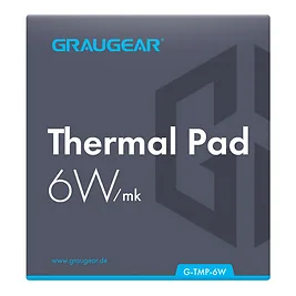 Graugear - Pad Termici per CPU e Memorie 100 x 100 mm, Conducibilità 6 W/mK (Set 2 Pezzi, 1 e 1,5 mm) Graugear - Pad Termici per CPU e Memorie 100 x 100 mm, Conducibilità 6 W/mK (Set 2 Pezzi, 1 e 1,5 mm)