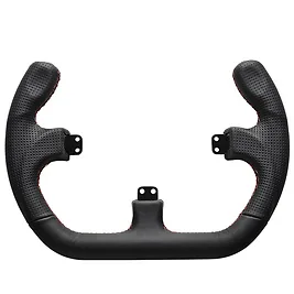 Asetek SimSports GT Rim Open D - Volante GT in Alluminio e Pelle, compatibile con Button Box La Prima e Forte - Nero Asetek SimSports GT Rim Open D - Volante GT in Alluminio e Pelle, compatibile con Button Box La Prima e Forte - Nero