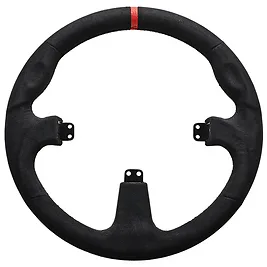 Asetek SimSports GT Rim Round Comfort+ - Volante GT in Alluminio e Tessuto per Sim Racing - Nero Asetek SimSports GT Rim Round Comfort+ - Volante GT in Alluminio e Tessuto per Sim Racing - Nero