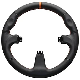 Asetek SimSports GT Rim Round - Volante GT in Alluminio e Pelle, compatibile con Button Box Forte e La Prima - Nero Asetek SimSports GT Rim Round - Volante GT in Alluminio e Pelle, compatibile con Button Box Forte e La Prima - Nero